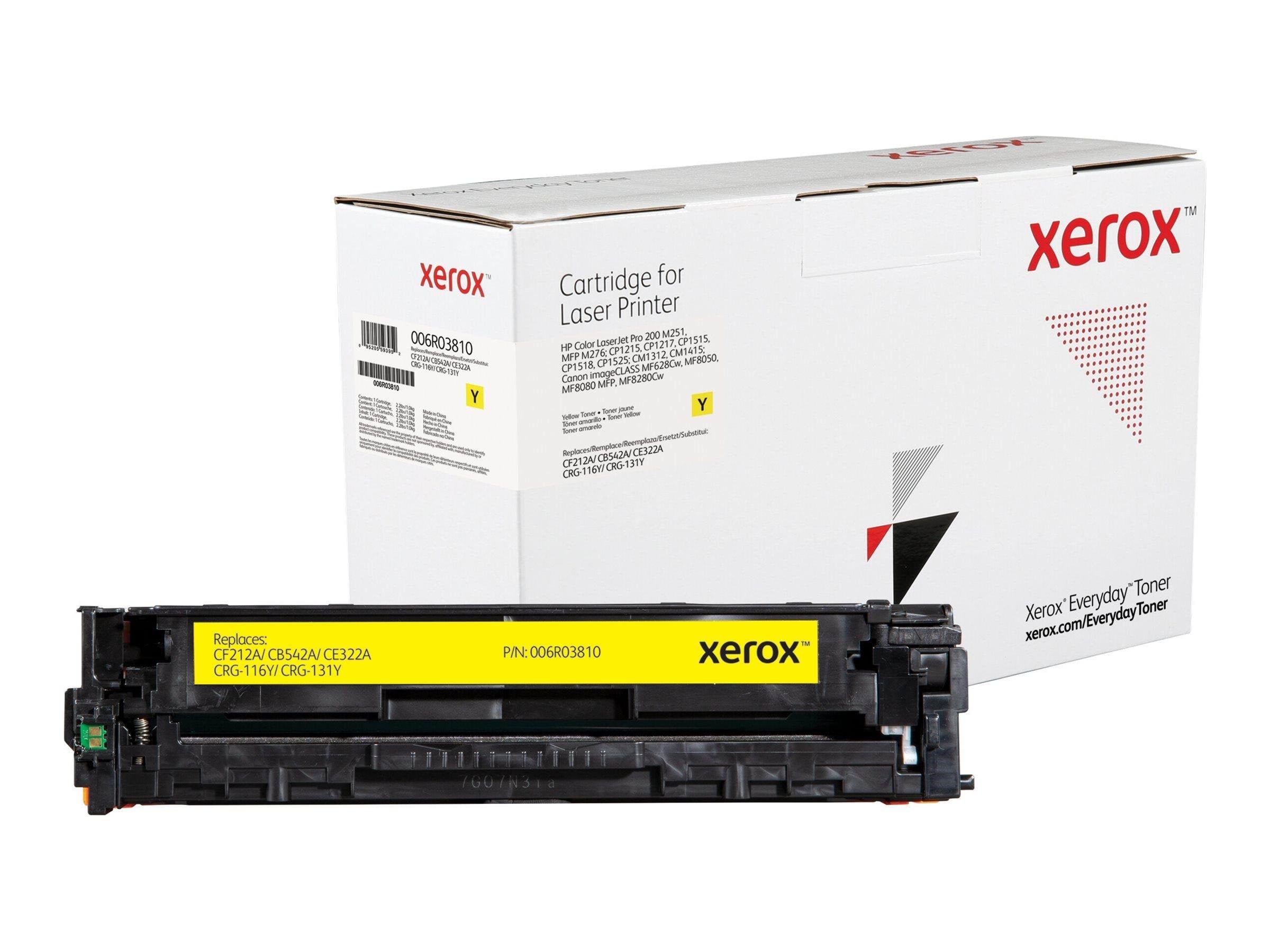Xerox 006r03810 / Alternative to HP 125a / Cb542a HP 128a / Ce322a HP 131a / Cf212a Canon Crg-131y Yellow Toner - Druckerzubehoer Tinte Toner Gelb