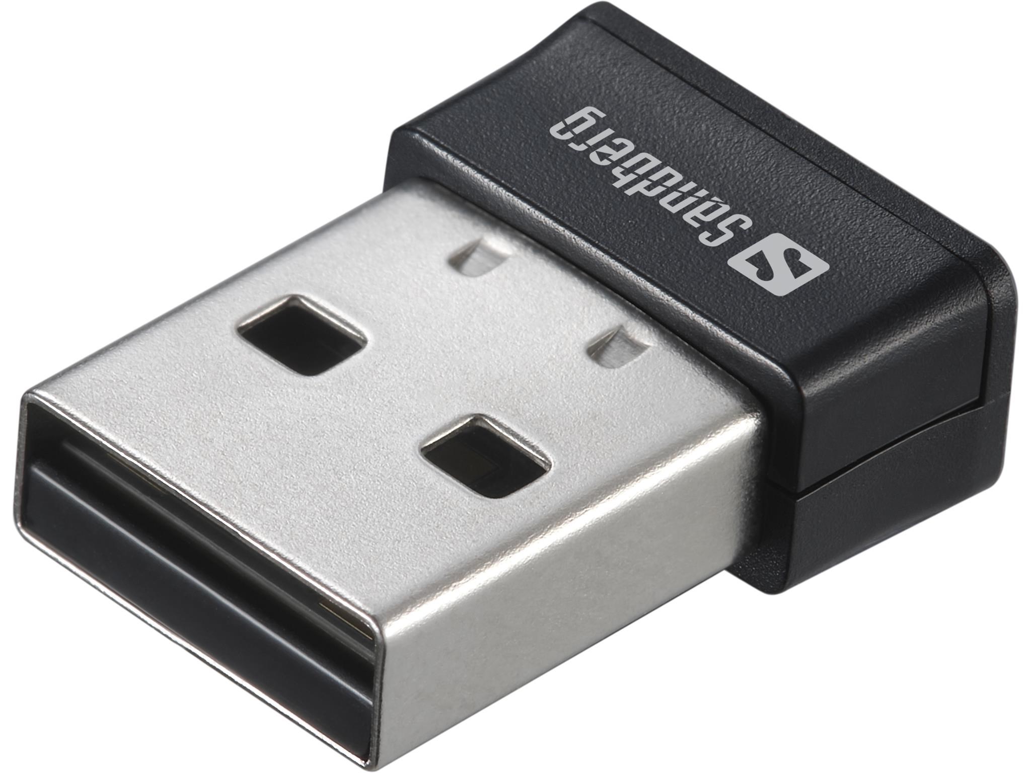 Sandberg Micro Wifi Dongle 650 Mbit/s - Netzwerkadapter Netzkarte Druckserver Usw 133-91