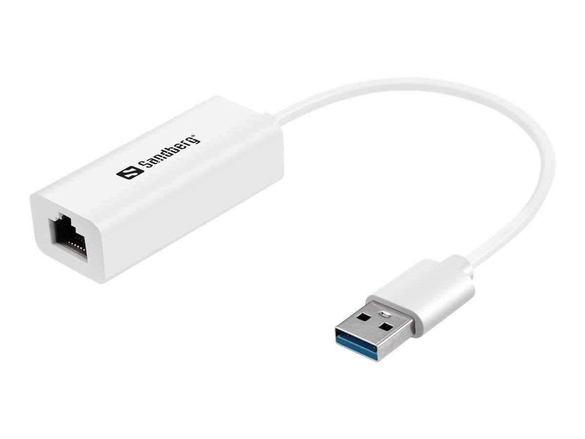 Sandberg Usb 3.0 Gigabit Network Adapter - Netzwerkadapter Netzkarte Druckserver Usw