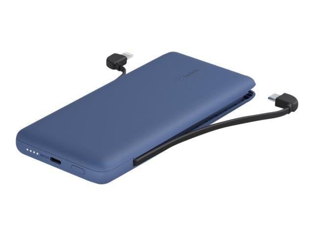 Belkin 10k PD Power Bank With Integrated Cables - 10000 Mah - Powerbank Akku Bpb006btblu