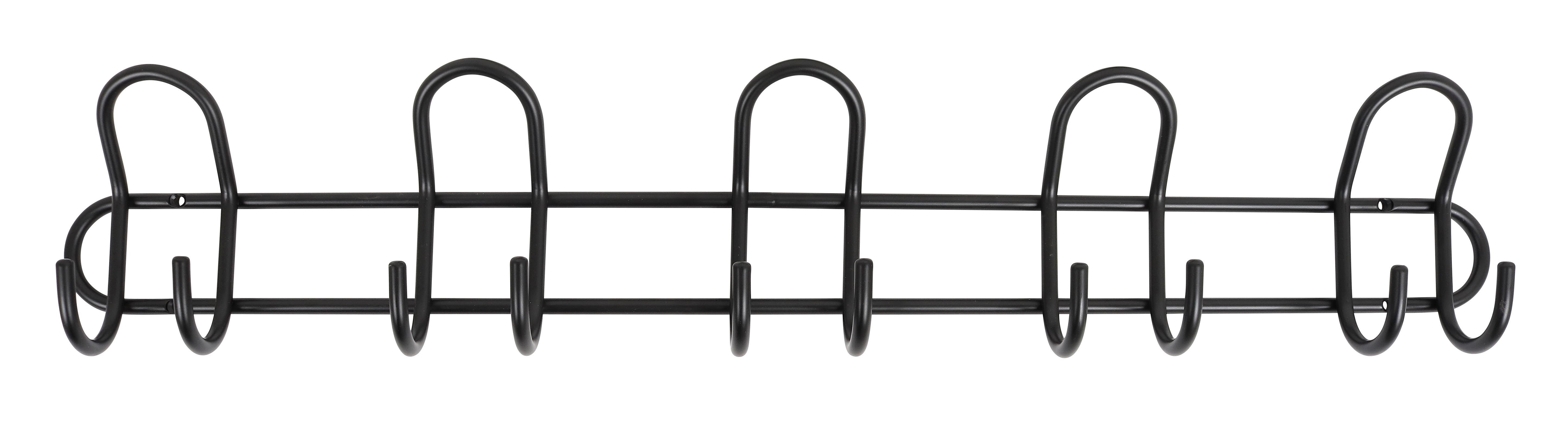 Home>it Coat Rack P5 5-peg - Black - Halterungen Scharniere 12174