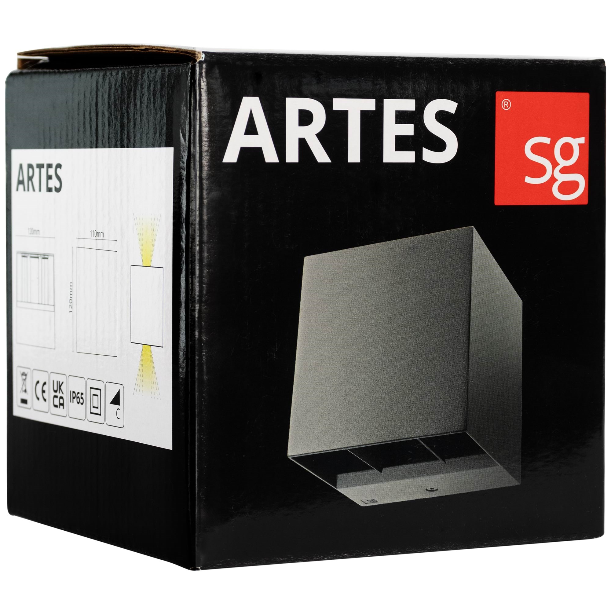 SG Armaturen Artes Black 3000k - Lampen
