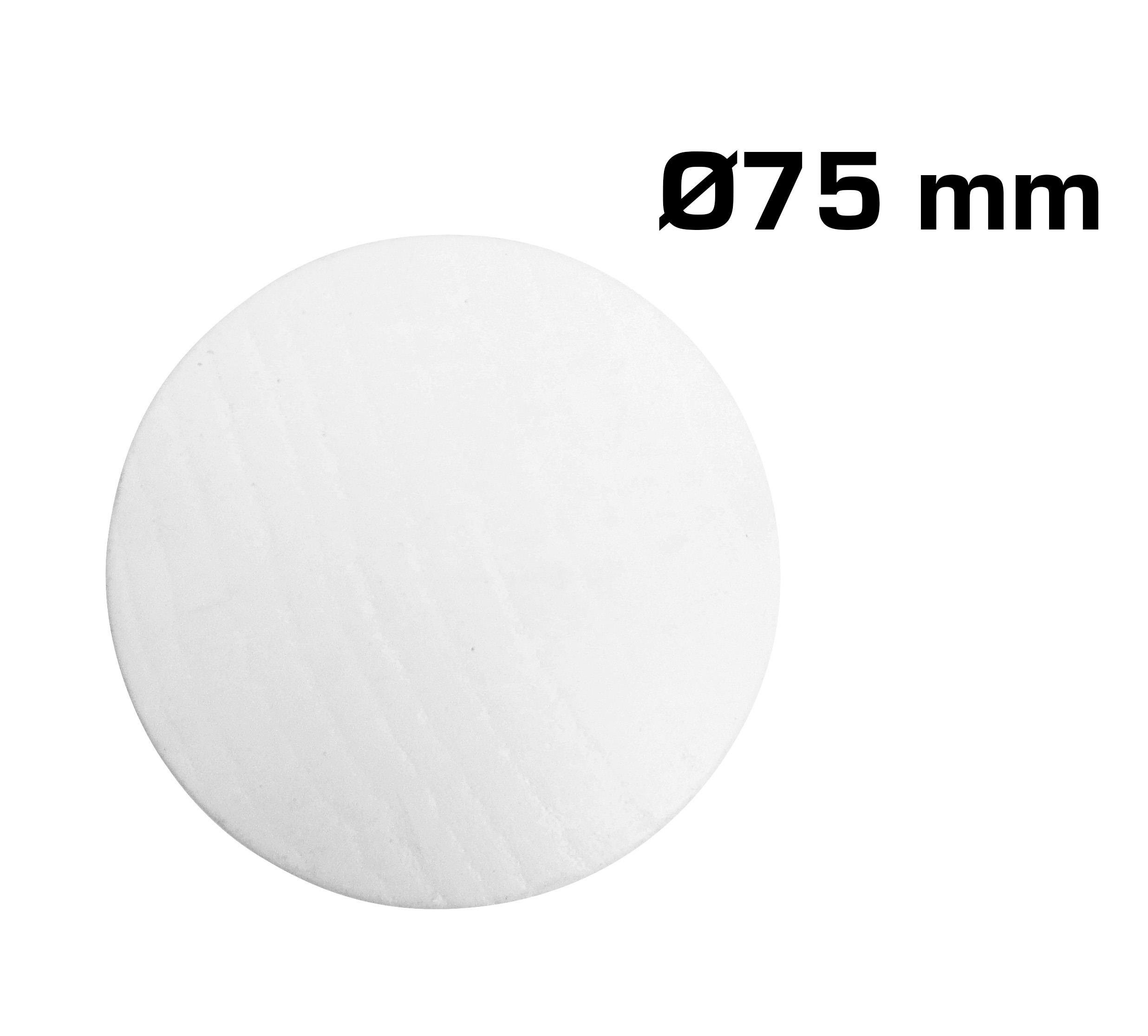 Home>it Wooden Knob Ø75 - White - Halterungen Scharniere 12812