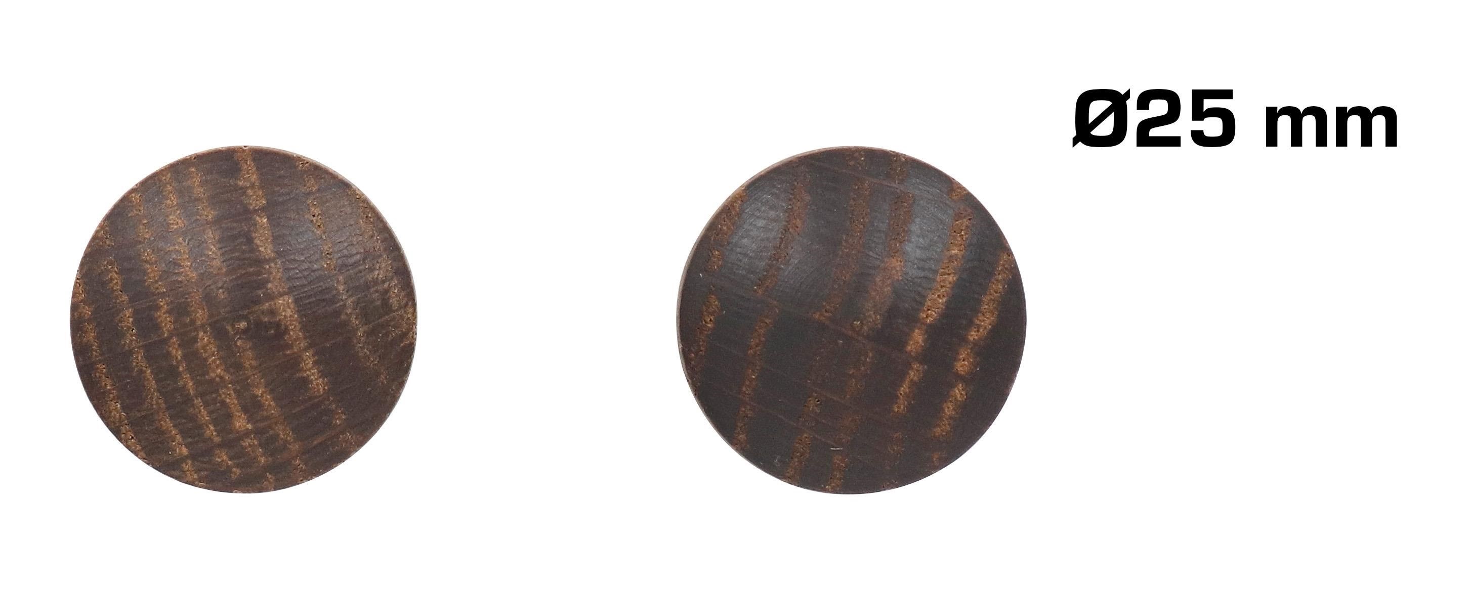 Home>it Wooden Knob Ø25 mm - Smoked Oak - 2 Pcs. - Einrichtung 12823