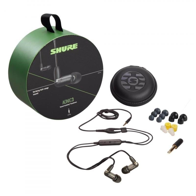 Kopfhörer - Shure Aonic 3 - Black - Kopfhoerer/headsets Schwarz Se31babkuni-efs