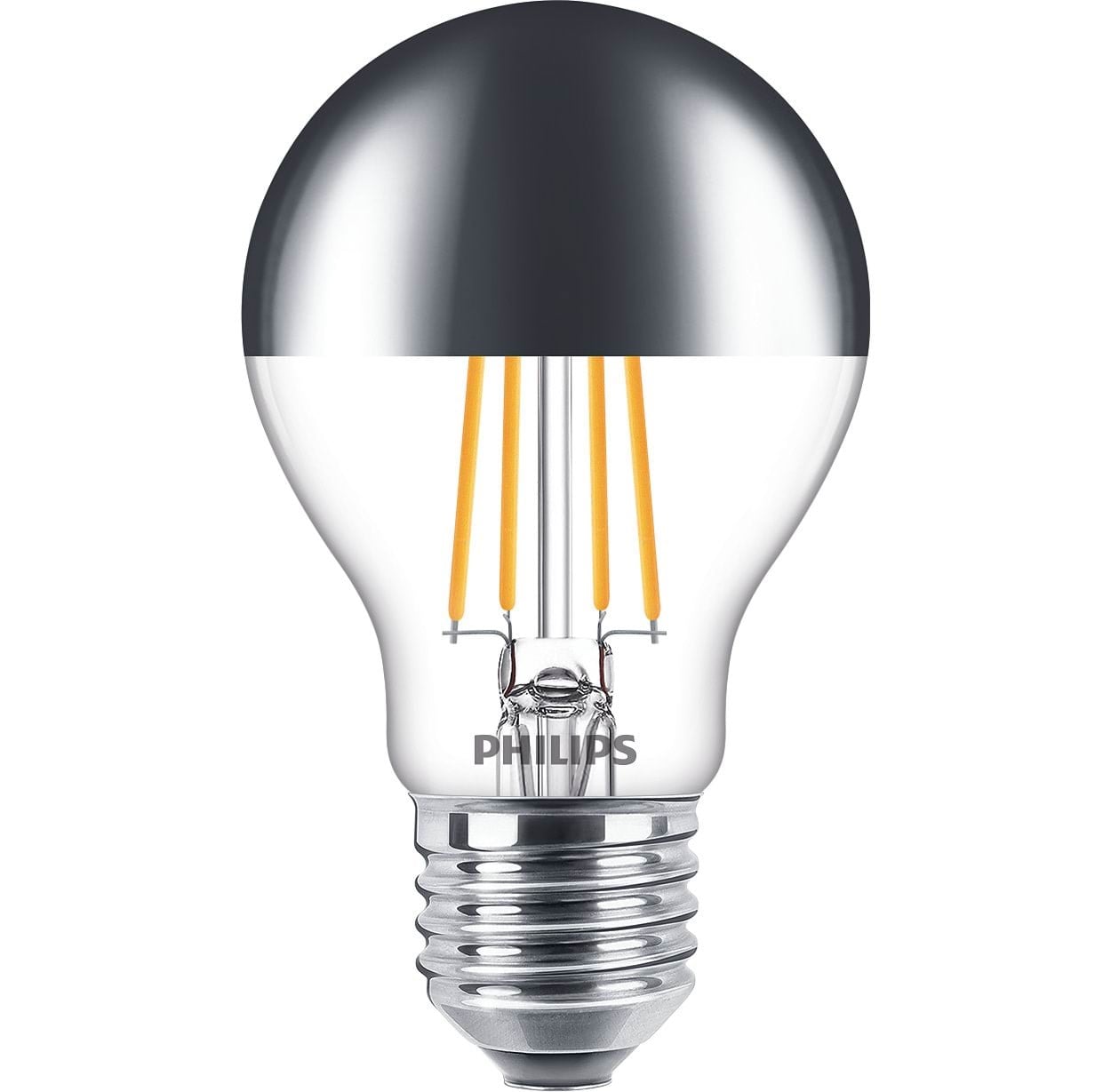Philips Led-lampe Classic Standard 7.2w/827 (50w) Mirror Dimmable E27 - Led Birnen
