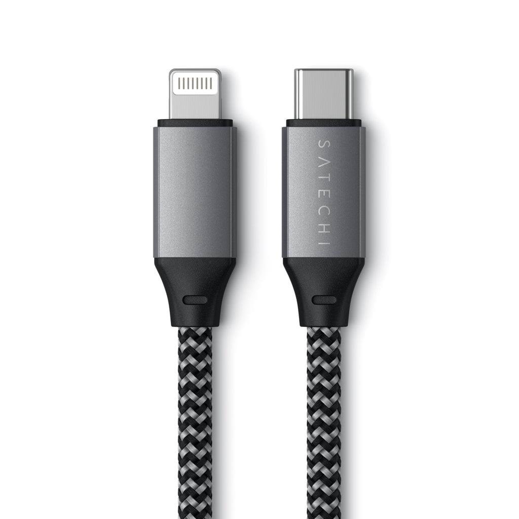 Satechi Usb-c to Lightning Cable - 25cm - Usb Kabel Schwarz St-tcl10m