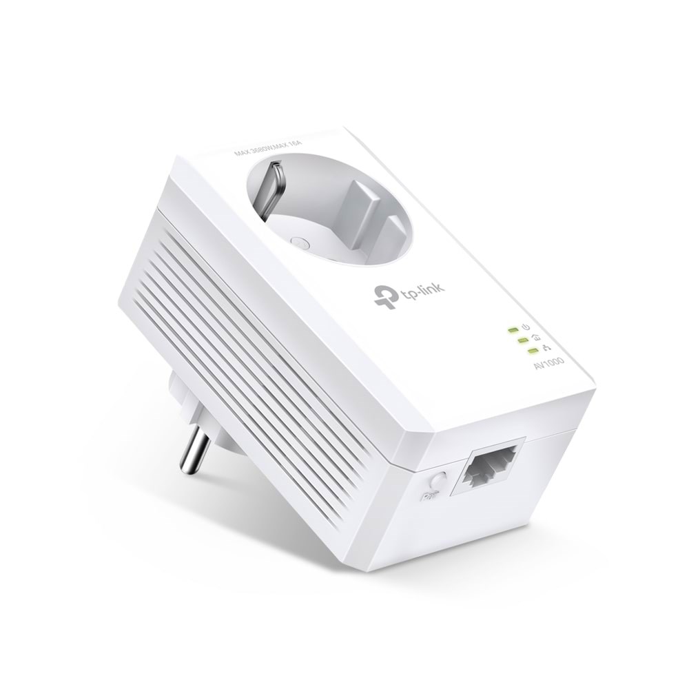 Tp-link Powerline Tl-pa7017p Av1000 Gigabit Passthrough Powerline Adapter Homeplugs - Homeplug Powerline