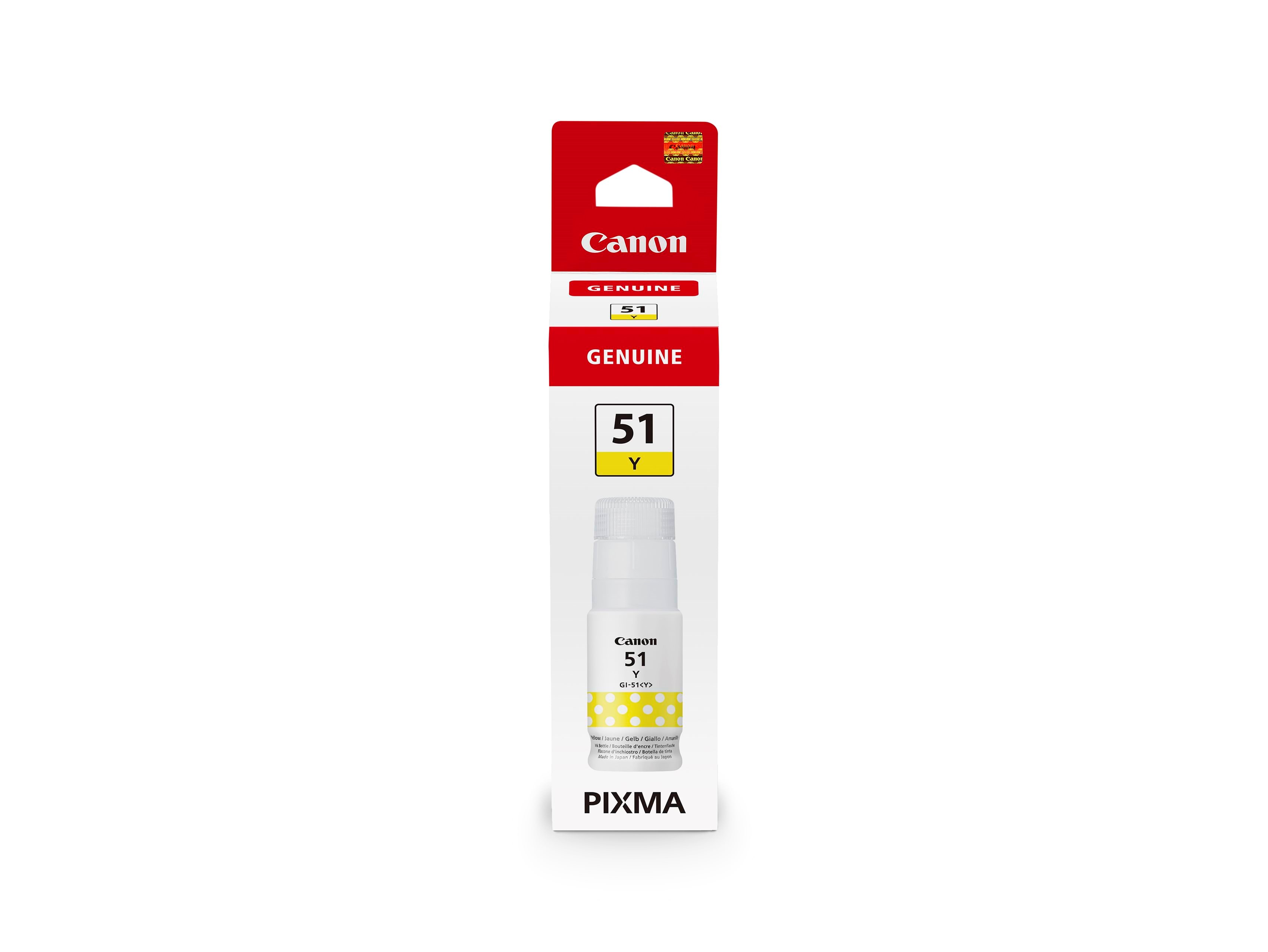Canon Gi-51 / 4548c001 Yellow Refil - Druckerzubehoer Tinte Toner