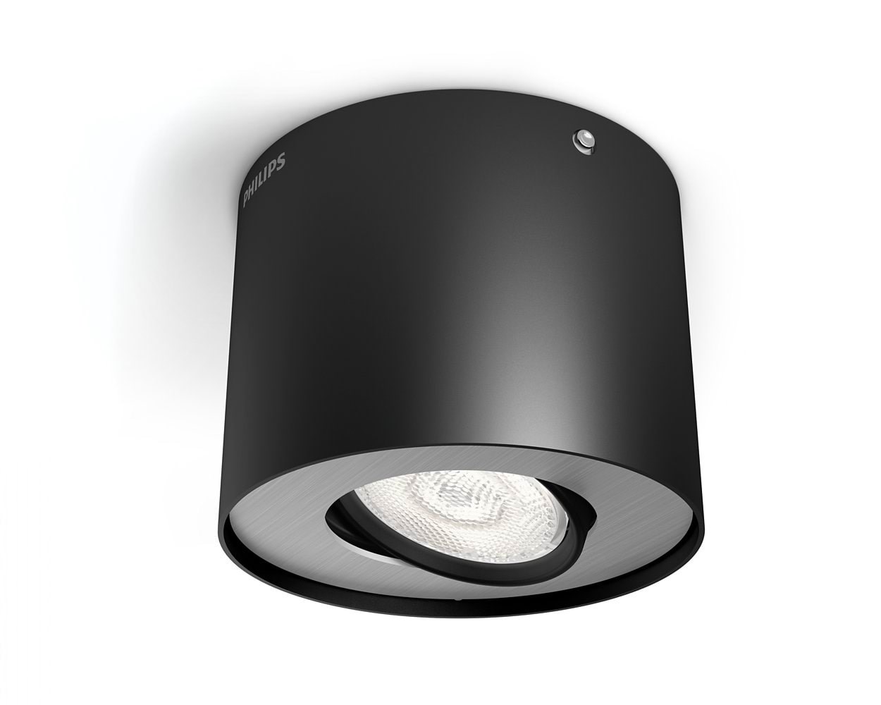 Philips Phase Single Spot Black 1x4.5W Selv - Lampen 915004934901