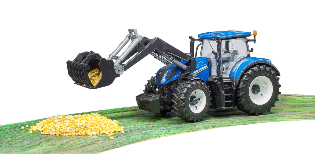 Bruder New Holland T7.315 Traktor Mit Frontlader Spielzeug - Spielzeugauto