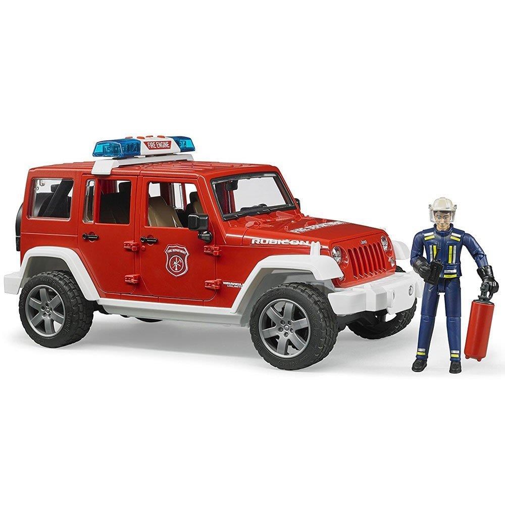 Bruder - Jeep Wrangler Unlimited Rubicon Fire Dept - Spielzeugauto 02528