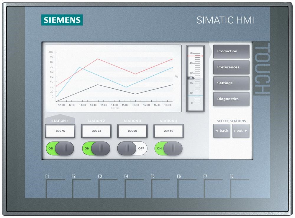 Siemens Simatic Hmi Ktp700 Basic dp 6av2123-2ga03-0ax0 - Plc Hmi Iot Und Industri PC