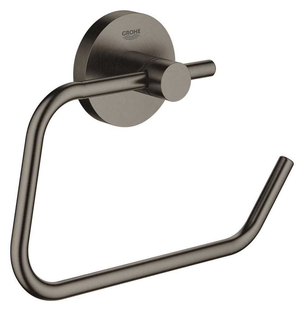 Grohe Essentials, Wc-papierhalter, Hard Graphite Gebürstet - Badezimmerzubehoer 40689al1
