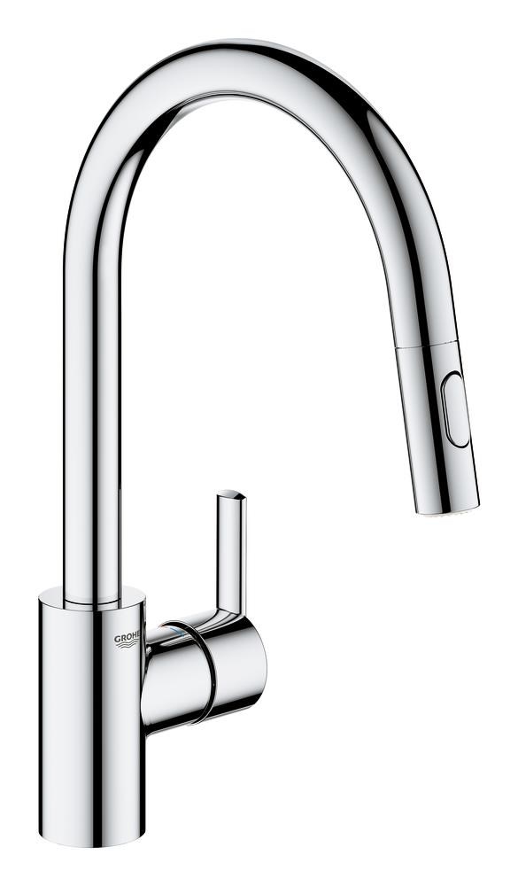 Grohe Feel Køkkenarmatur C-tud Bruser Dual Krom - Mischbatterien Und Armaturen