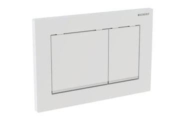 Geberit Actuator Plate Omega30 For Dual Flush: White / Brigh - Installationssysteme 115.080.KJ.1