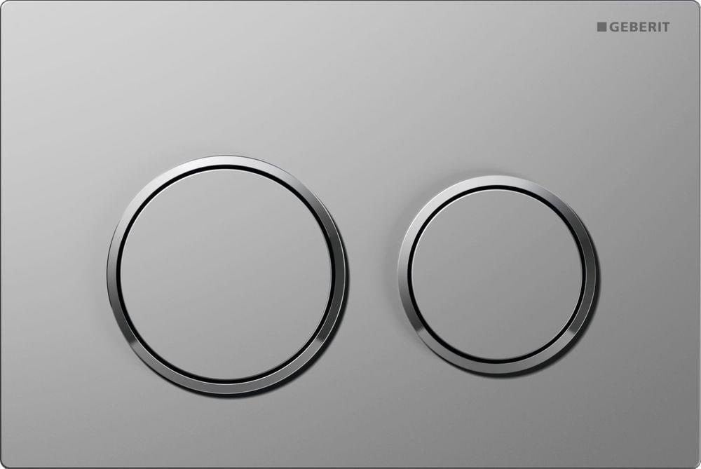 Geberit Actuator Plate Omega20 For Dual Flush: Bright Chrome - Installationssysteme 115085kh1