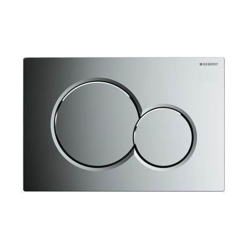 Geberit Actuator Plate Sigma01 For Dual Flush: Bright Chrome - Installationssysteme