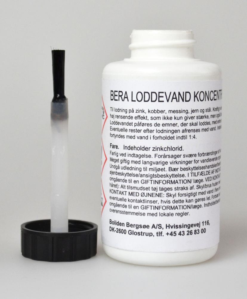 Boliden Bergsøe Bera Solderwater Concentrated 100 ml Bottle With Brush - Dach Und Fassade