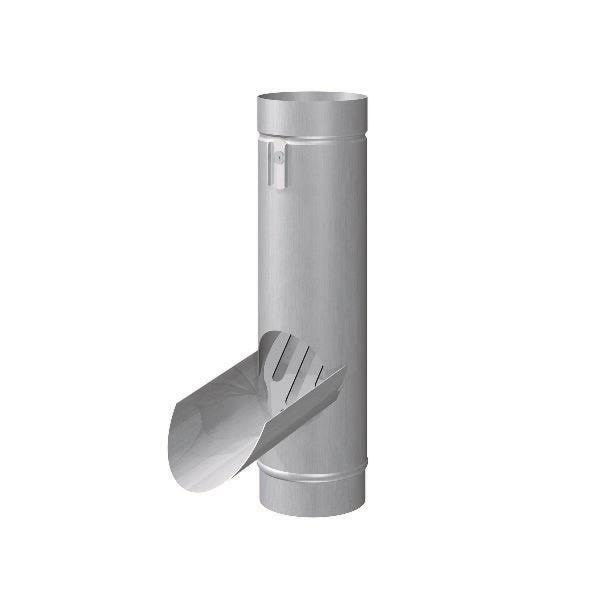 Rheinzink Water Diverter With Leaf Trap 76mm - Dach Und Fassade 1134691