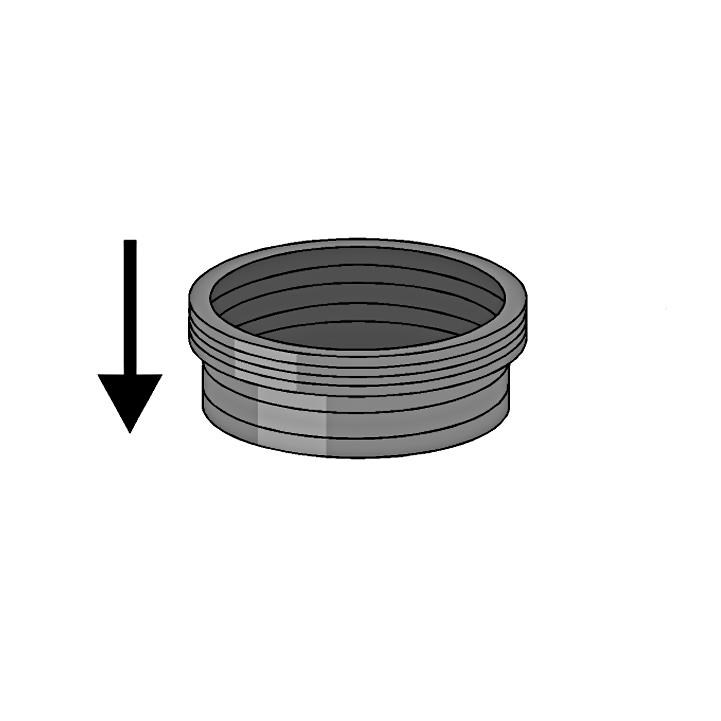 Girpi 52mm x 50mm Sealing Ring Fria - Ht-pp - Entwaesserungsprodukte Sjt52