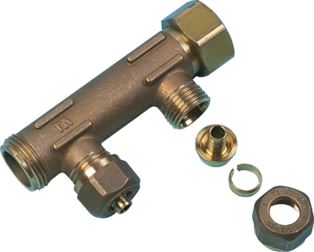 Uponor Manifold Male Female Thread Pex Wtr dr 3/4mt/ft 2x15 C/c50mm - Pex Systeme