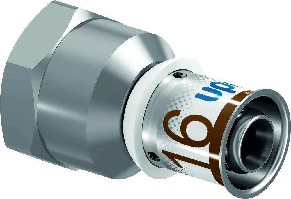 Uponor S-press Plus Adapter Female Thread 25 mm x 34 - Alu Pex Systeme 1070519
