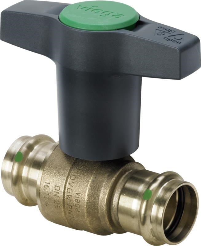Viega Easytop Ball Valve 22 mm Gunmetal - Armaturen