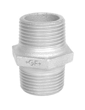+GF+ Hexagon Nipple Galvanized 1 1/2" - Gewindestuecke 770280208