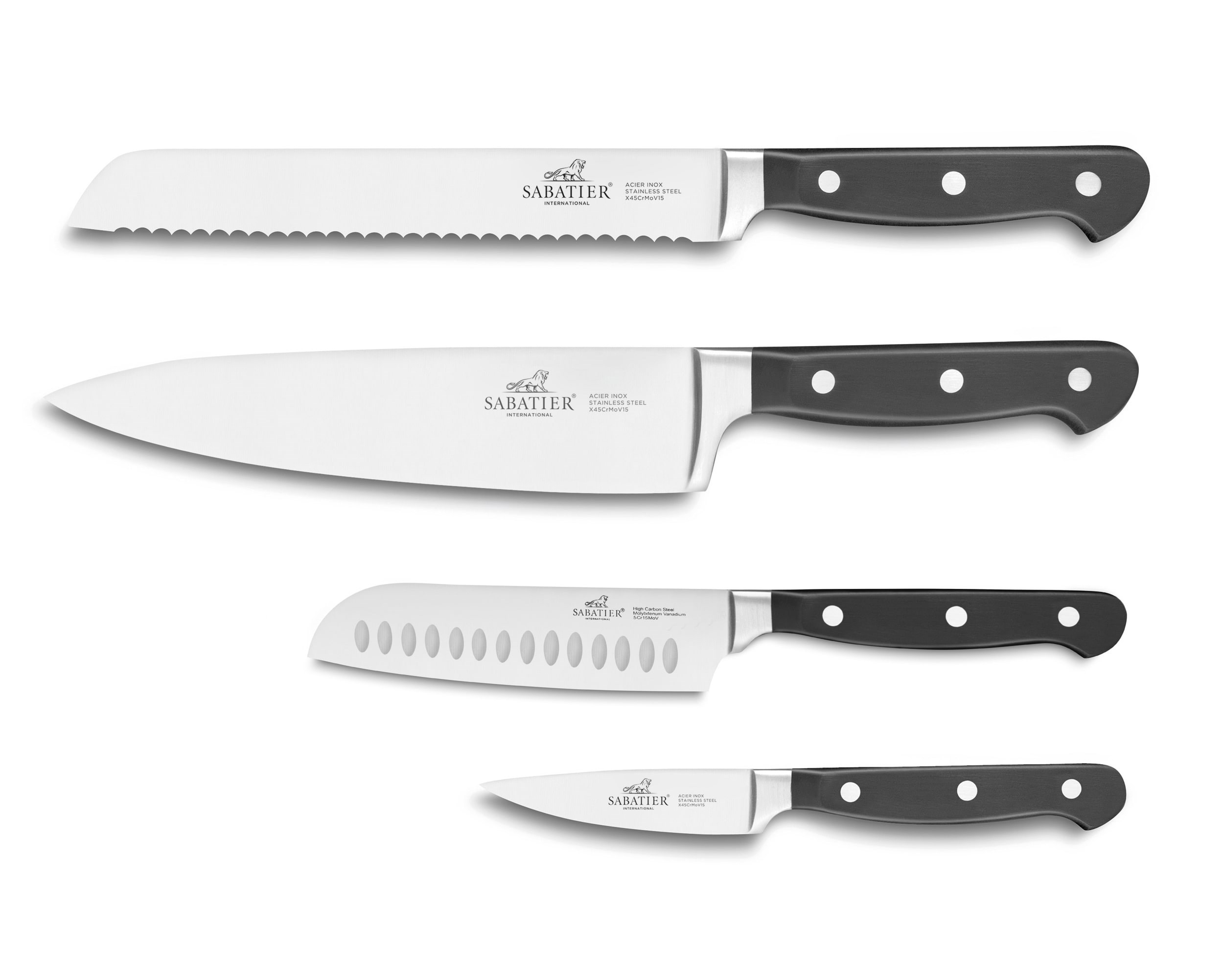 Lion Sabatier Pluton Knife Set 4 Pcs - Kuechengeraet