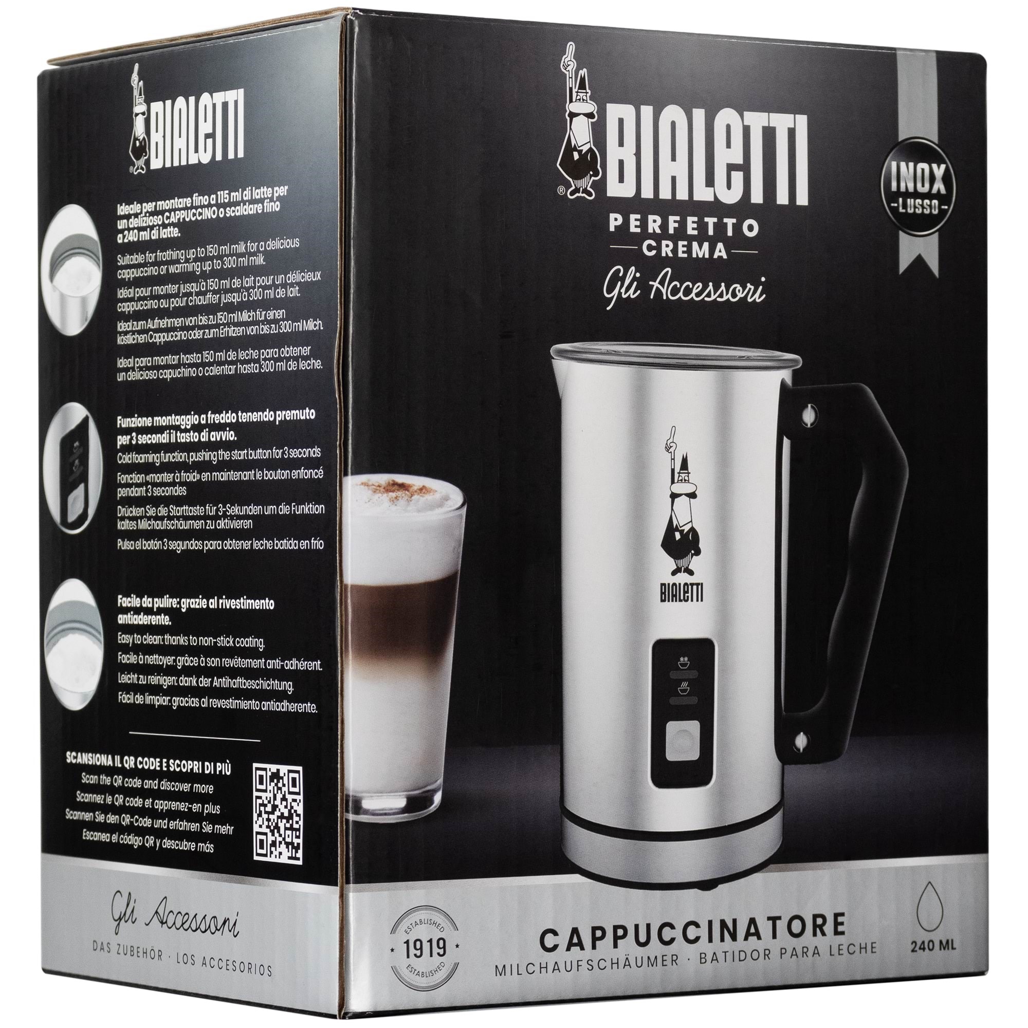 Bialetti Soft Cream 115/240ml - Kaffeezubereitung