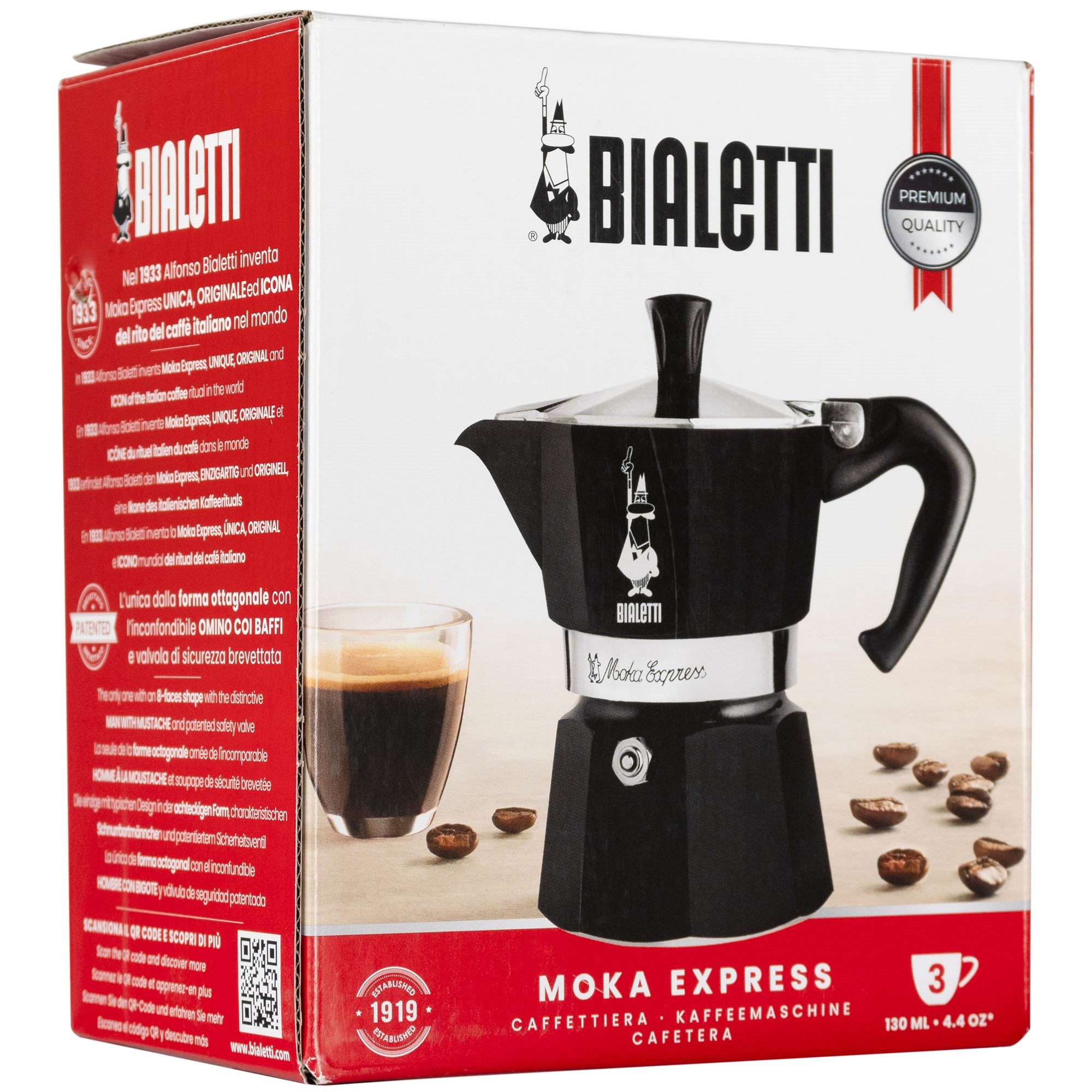 Bialetti Moka Express 3 Cups - Kaffeezubereitung