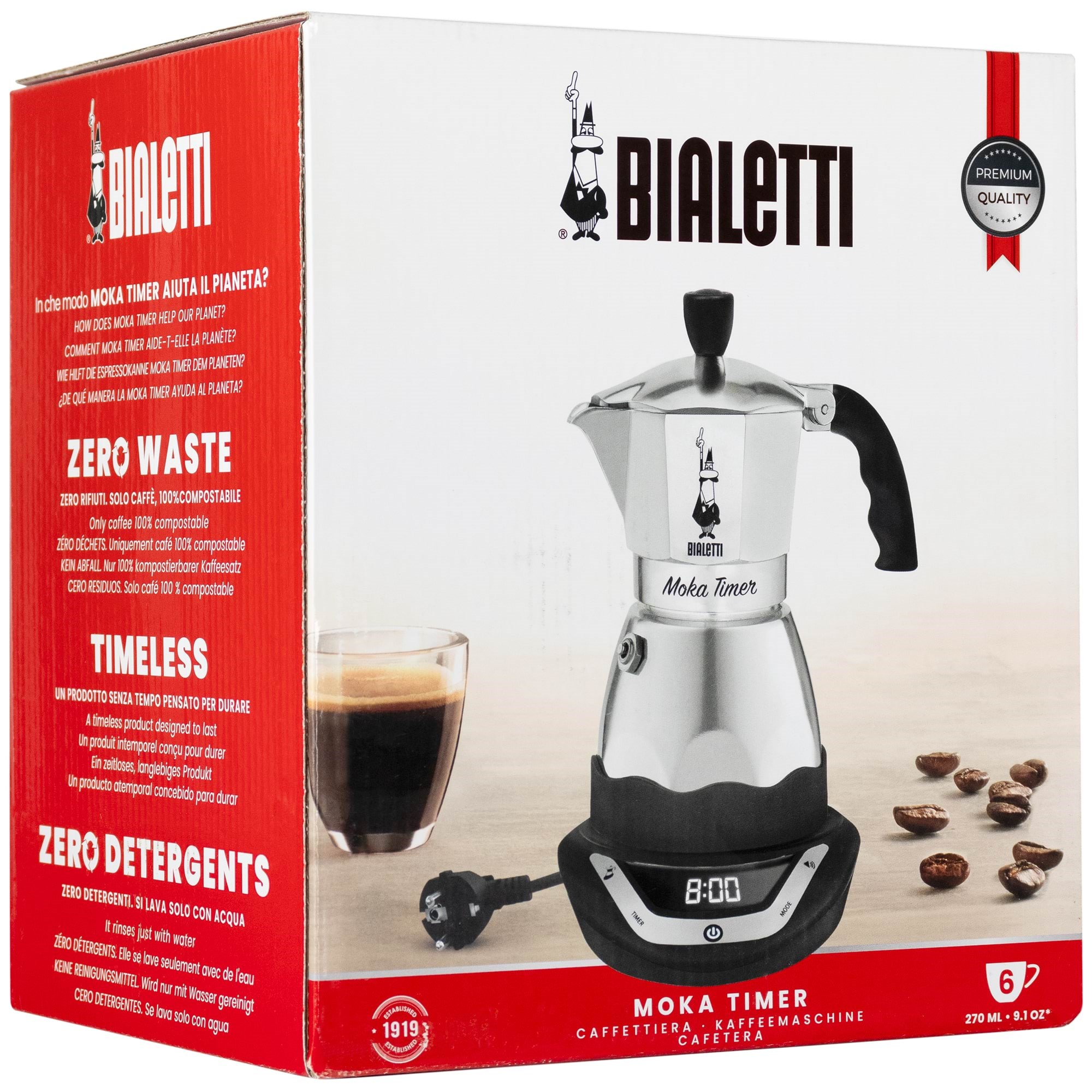 Bialetti Moka Timer 6 Cups - Kaffeezubereitung