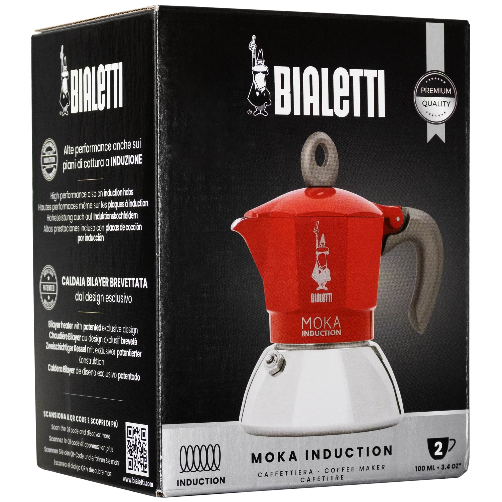 Bialetti Moka Induction 2.0 - 2 Cups - Kaffeezubereitung