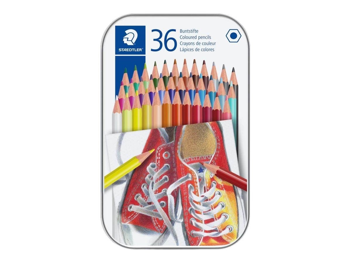Staedtler Coloured Pencil Hexagonal 36pc - Utensilien Zum Schreiben Und Zeichnen
