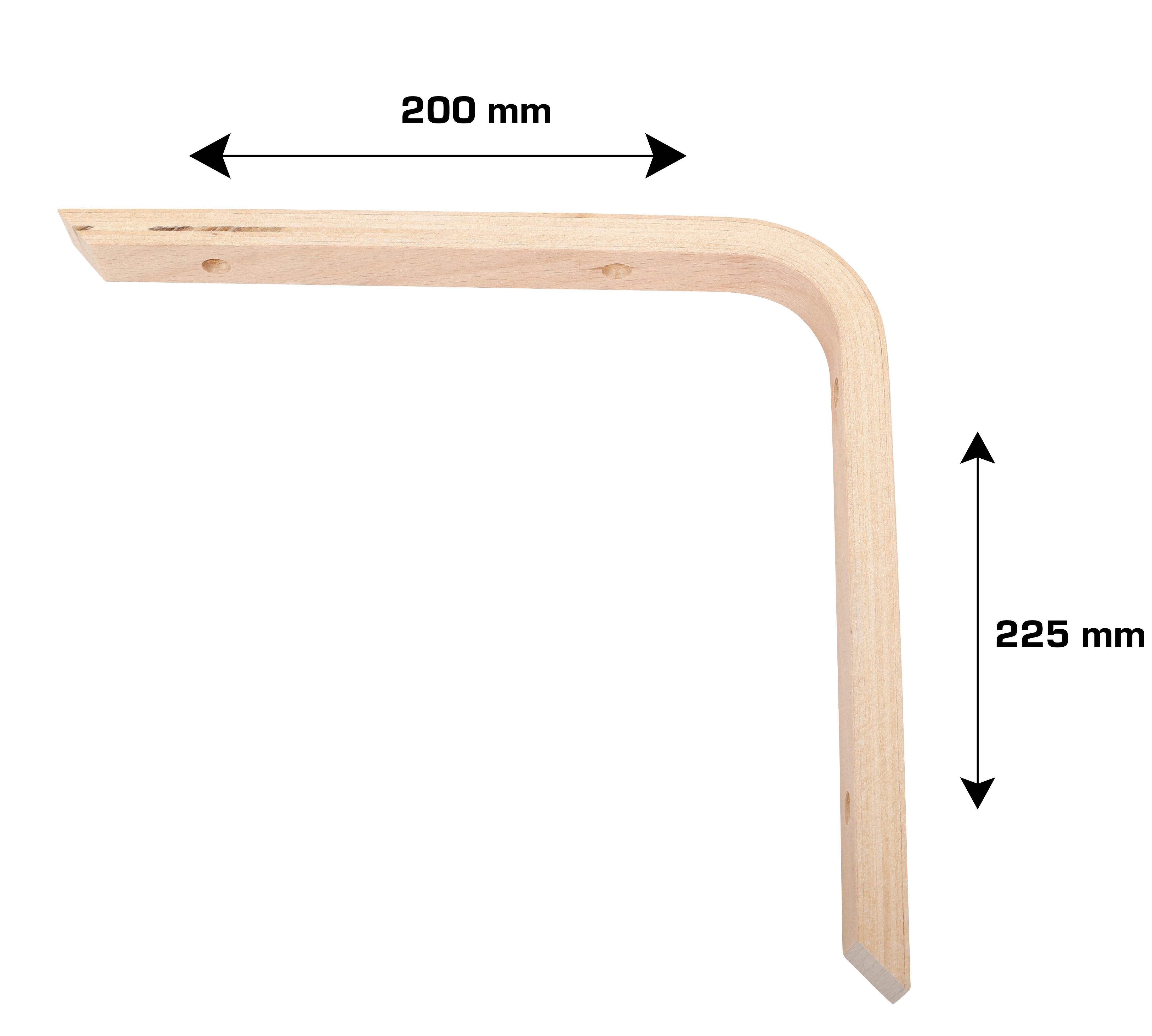 Home>it Laminate Bracket 20mm 200 x 225mm - Halterungen Scharniere