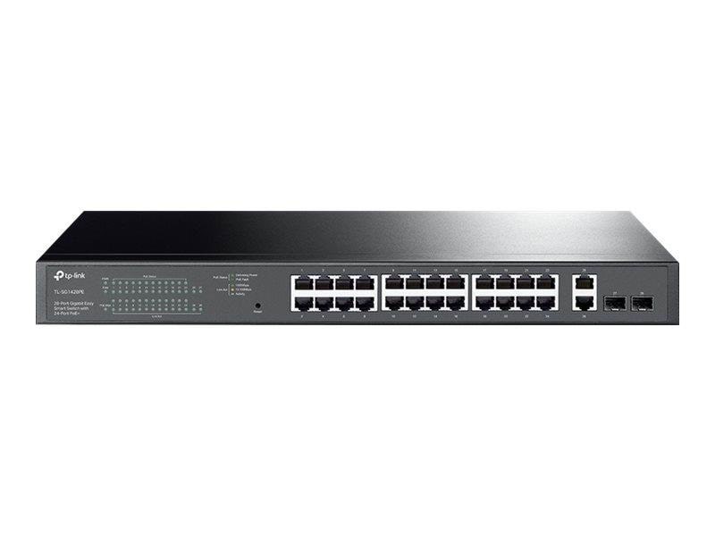 Tp-link Tl-sg1428pe 28-port Gigabit Easy Smart Switch With 24-port Poe+ - Switches