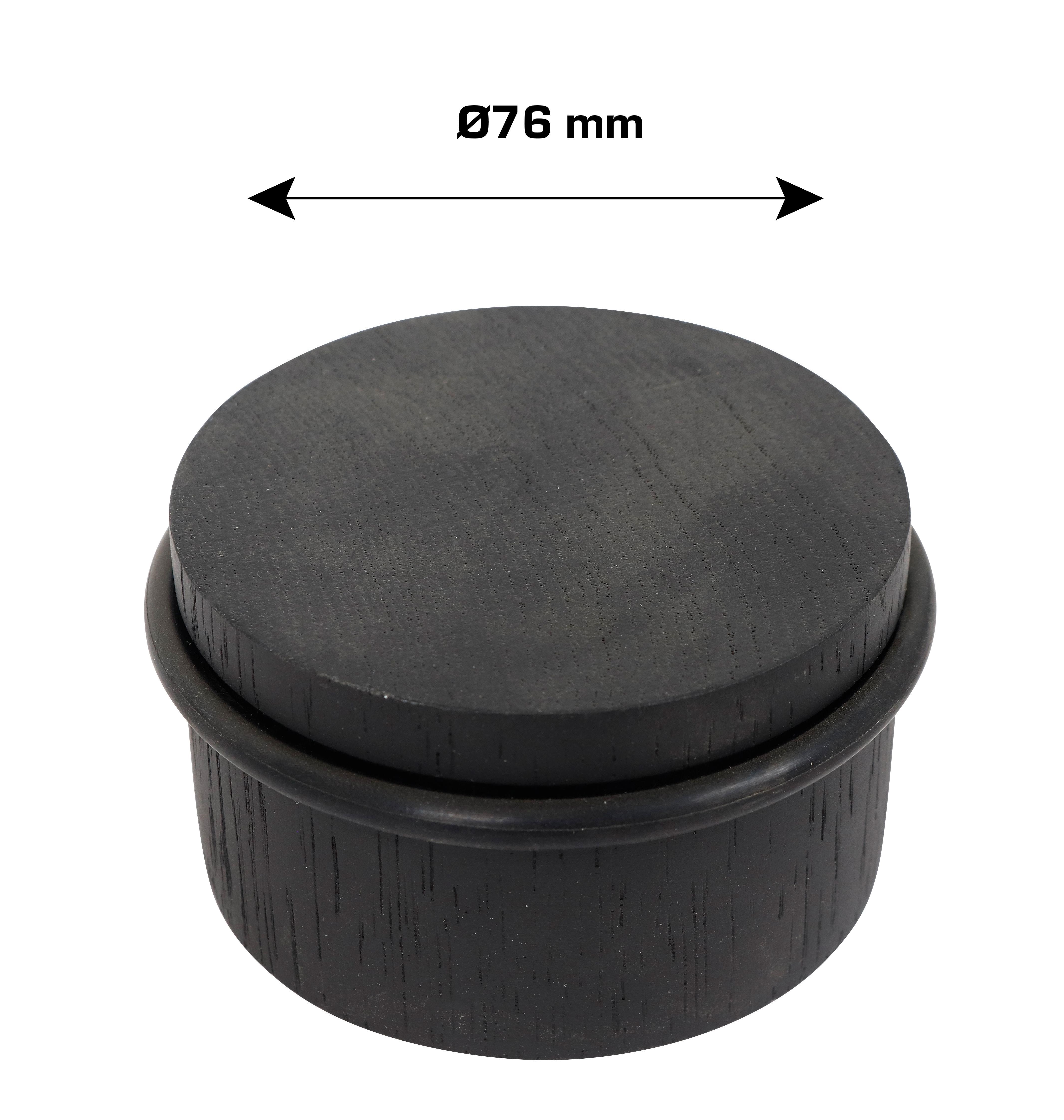Home>it Door Stopper Ø76 mm - Black Oak - Halterungen Scharniere 12230