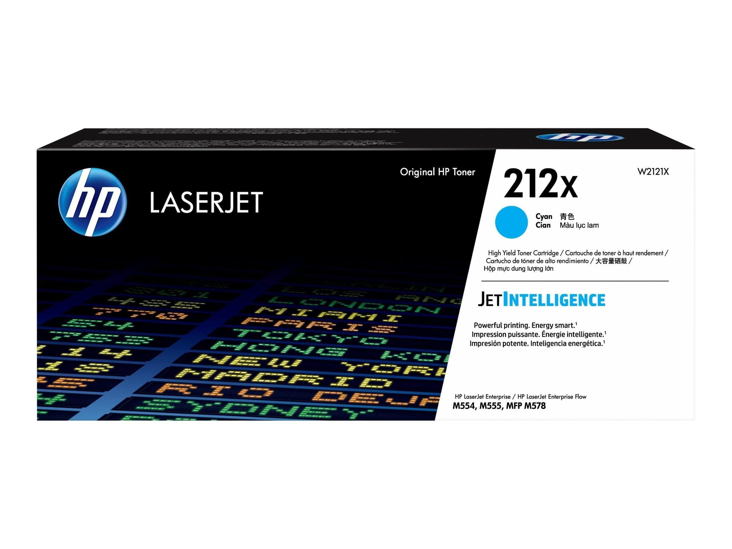 HP 212x / W2121x High Yield Cyan Toner - Druckerzubehoer Tinte Toner