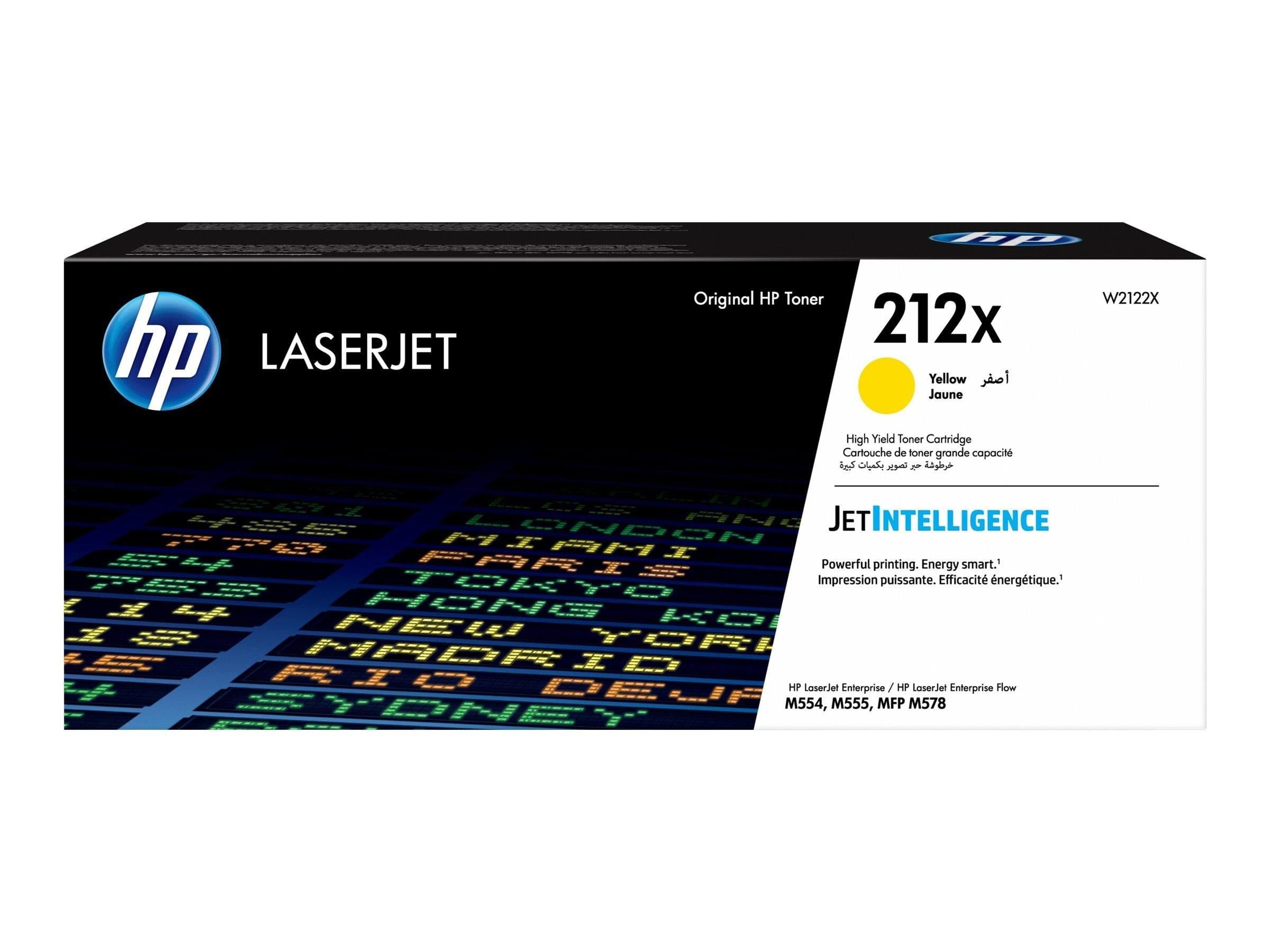 HP 212x / W2122x High Yield Yellow Toner - Druckerzubehoer Tinte Toner Gelb