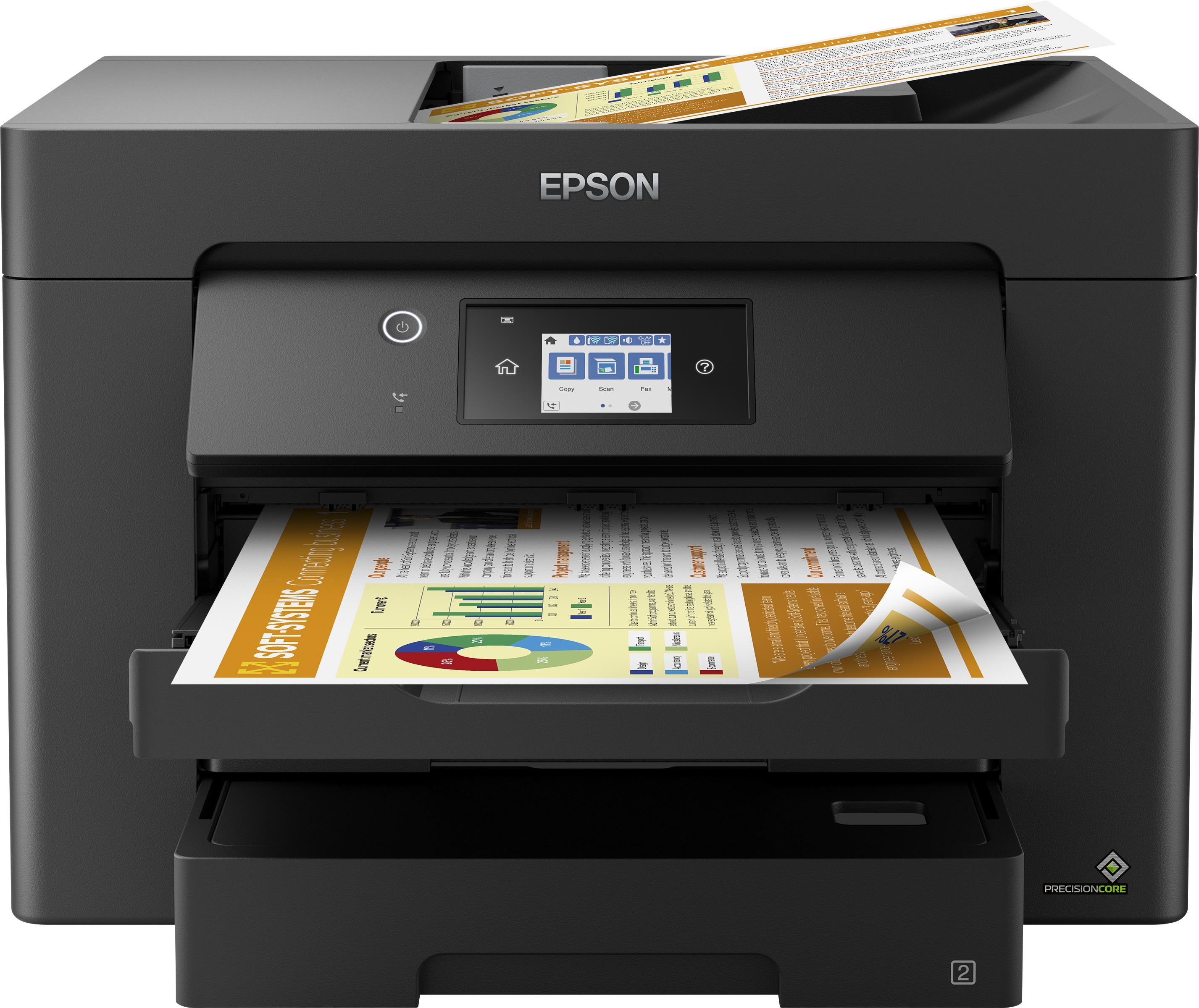 Epson Workforce Wf-7830dtwf A3 All in One Multifunktion - Farbe - Tinte - Drucker C11ch68403- Drucker