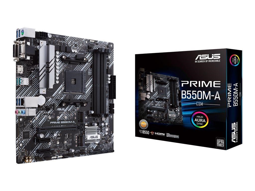 Asus Prime B550m-a/csm Mainboard - Amd B550 - Amd Am4 - Ddr4 Ram - Micro-atx 90mb14i0-m0eayc