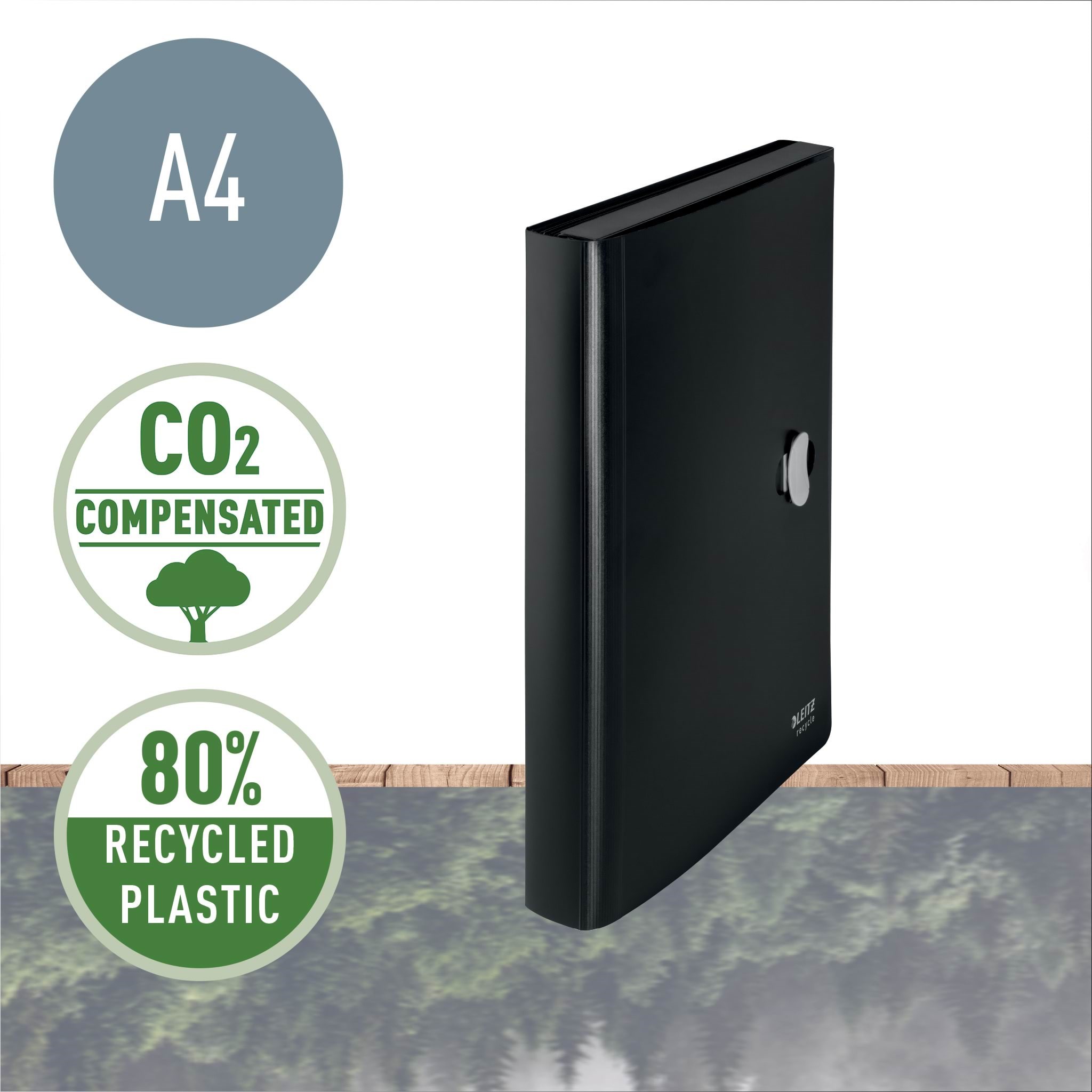 Leitz Recycle Projektmappe, Schwarz - Mappenund Clipboards 46240095