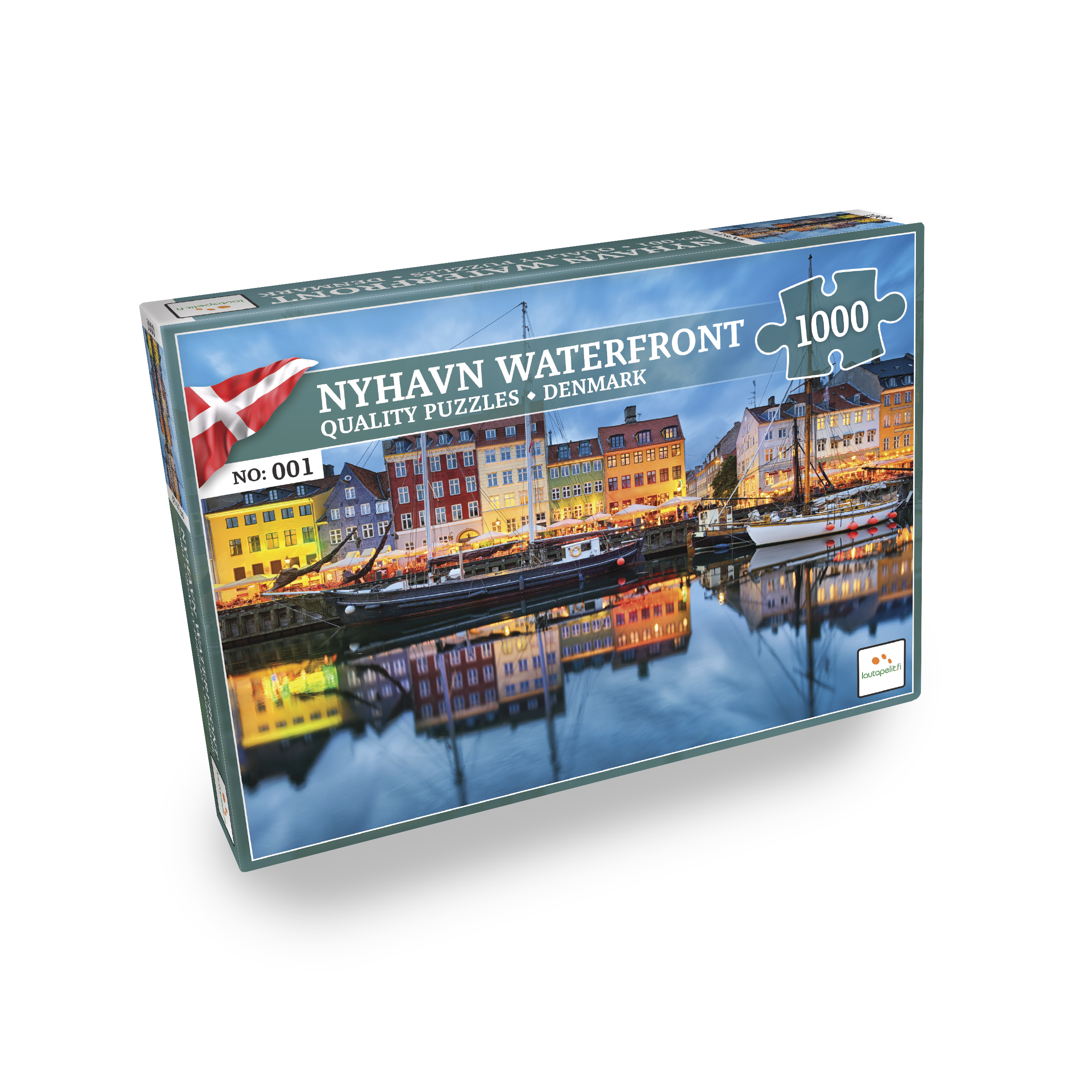 Lautapelit Nordic Quality Puzzles - DA:001 - Nyhavn Waterfron Lpfi071