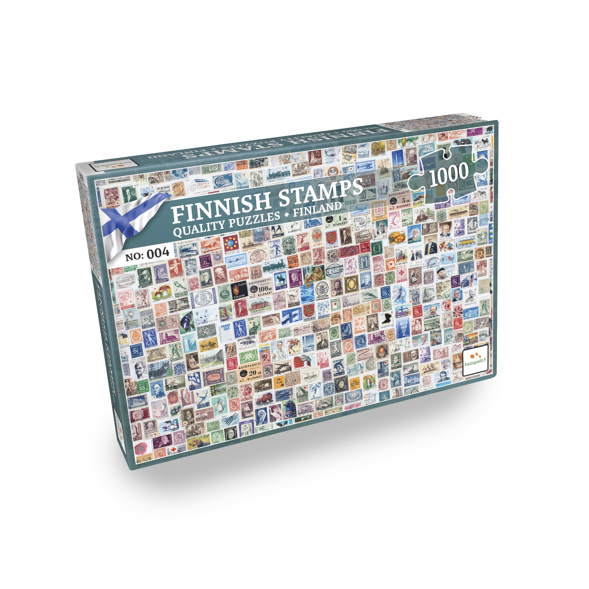 Lautapelit Nordic Quality Puzzles: FI:004 - Finnish Stamps Lpfi7084