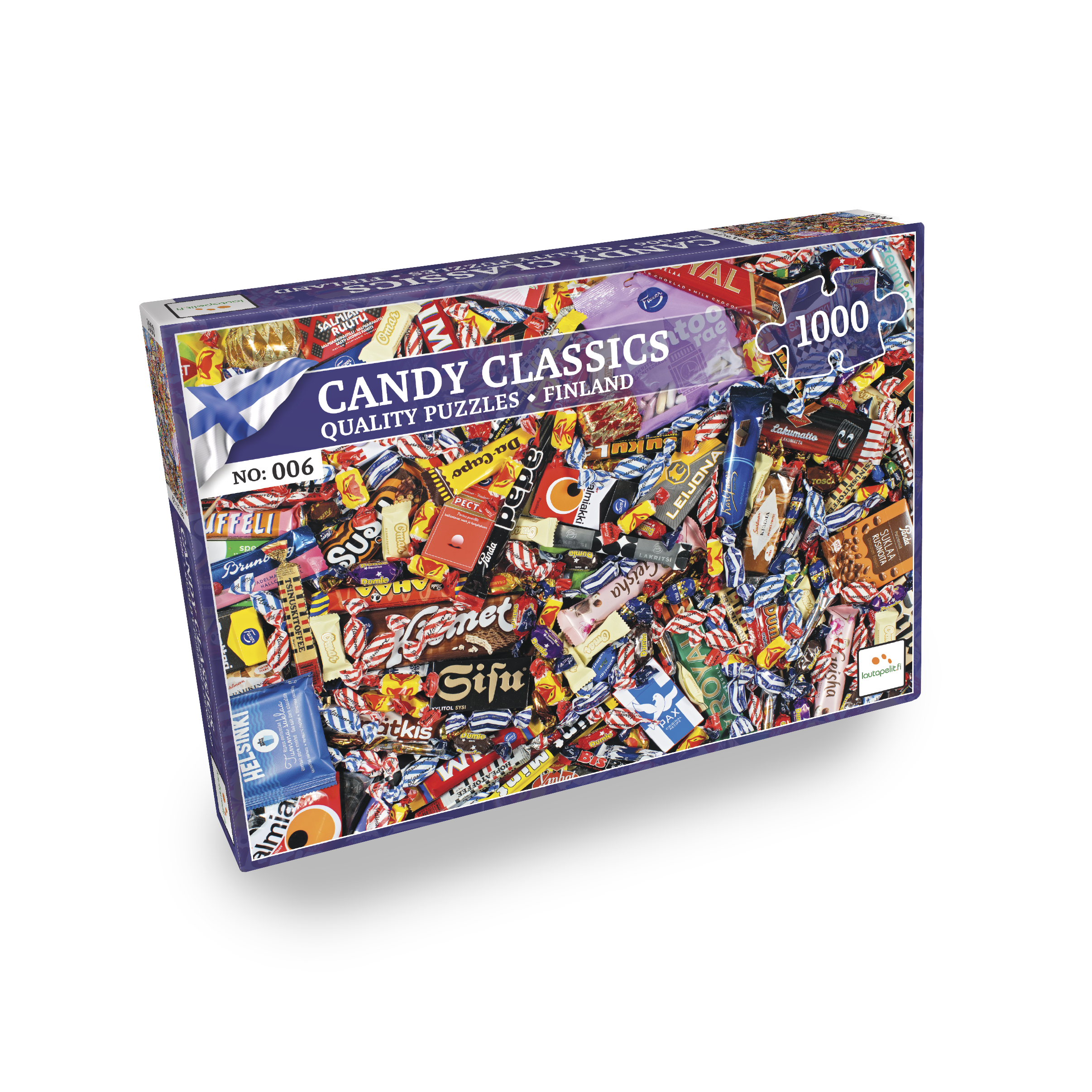 Lautapelit Nordic Quality Puzzles: FI:006 - Finnish Candy (1000 Pieces) Lpfi7086