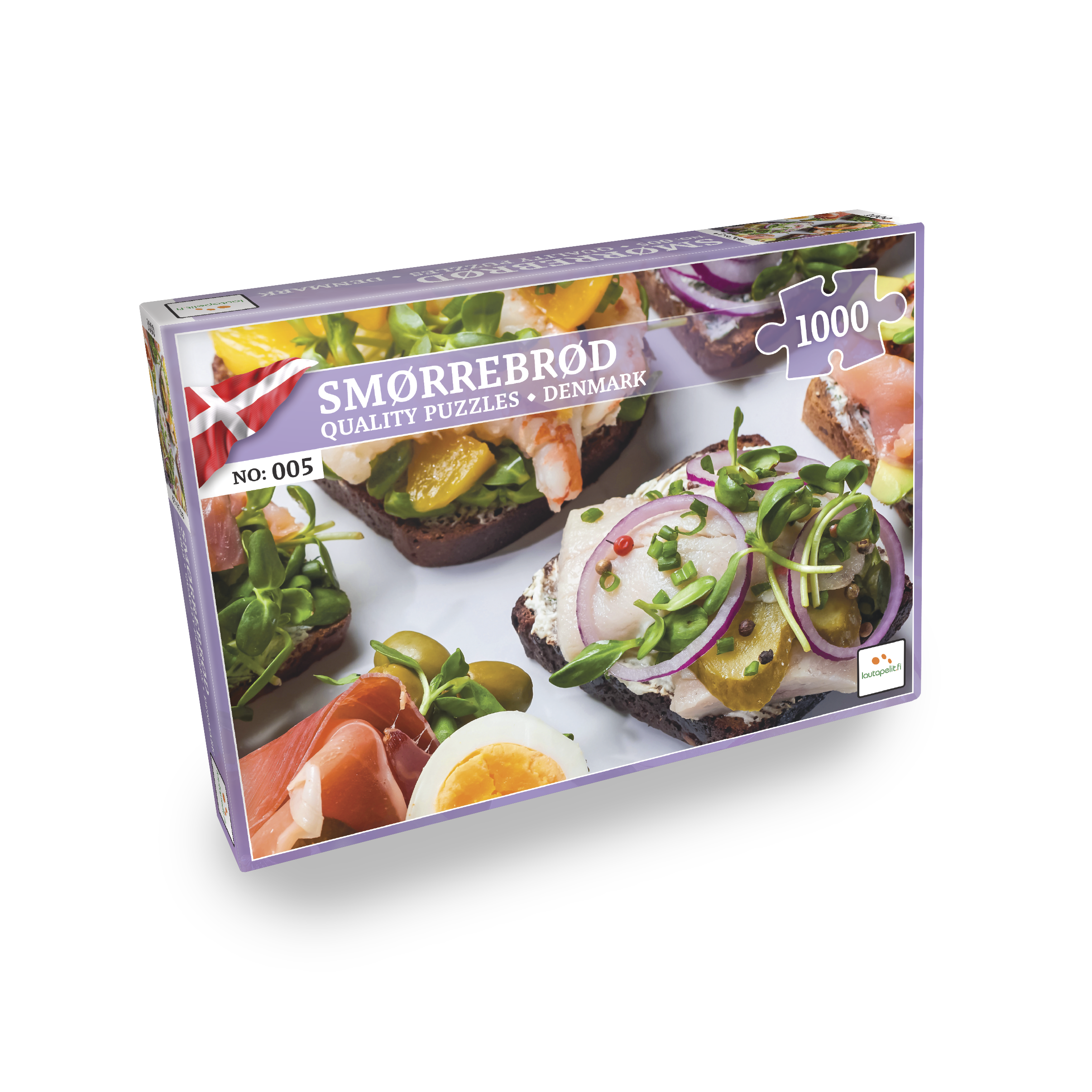 Lautapelit Smørrebrød (1000 Pieces) - Puzzle