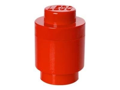 Lego Storage Brick 1 Round - Red - Kinderzimmer 40301730