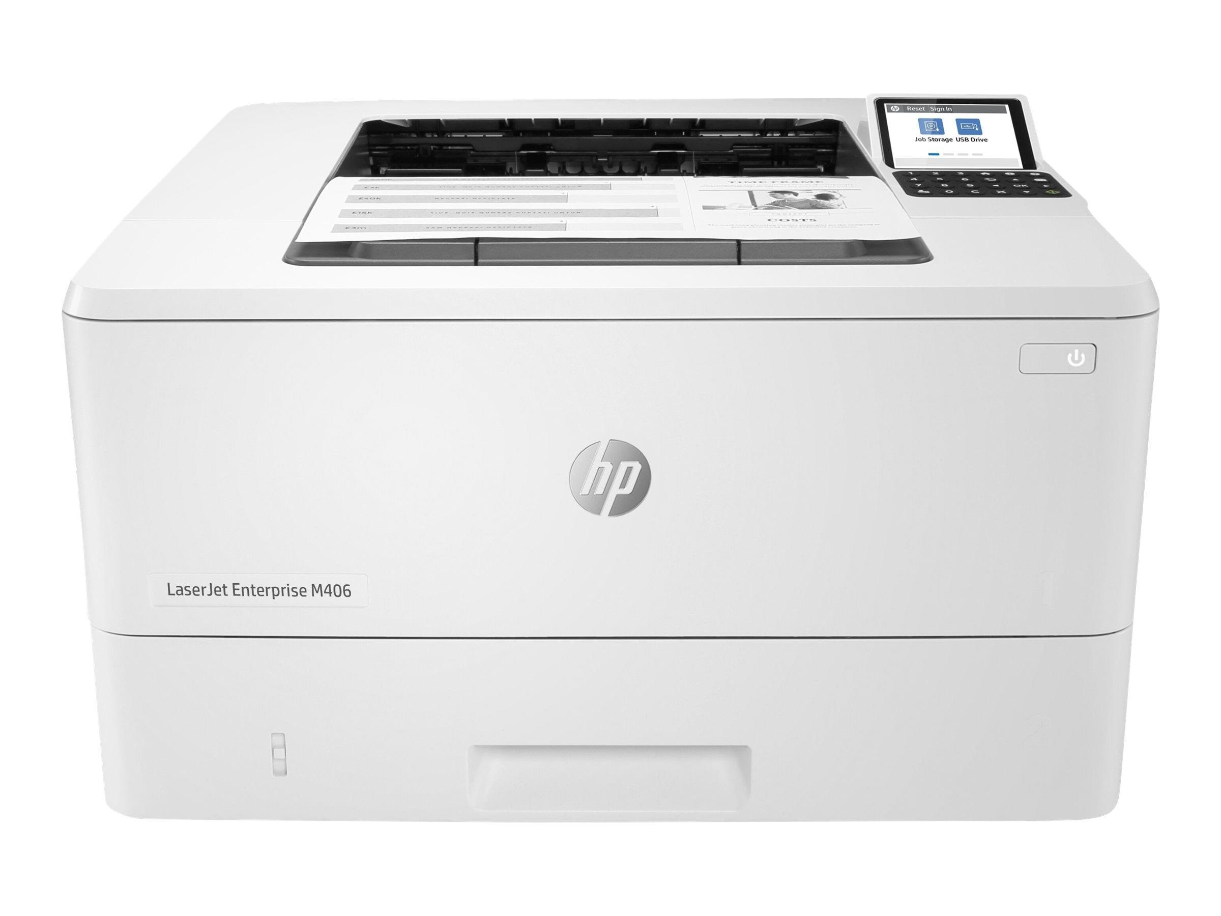 HP Laserjet Enterprise M406dn Mono Laser Drucker - Einfarbig - Laser - Drucker- Drucker