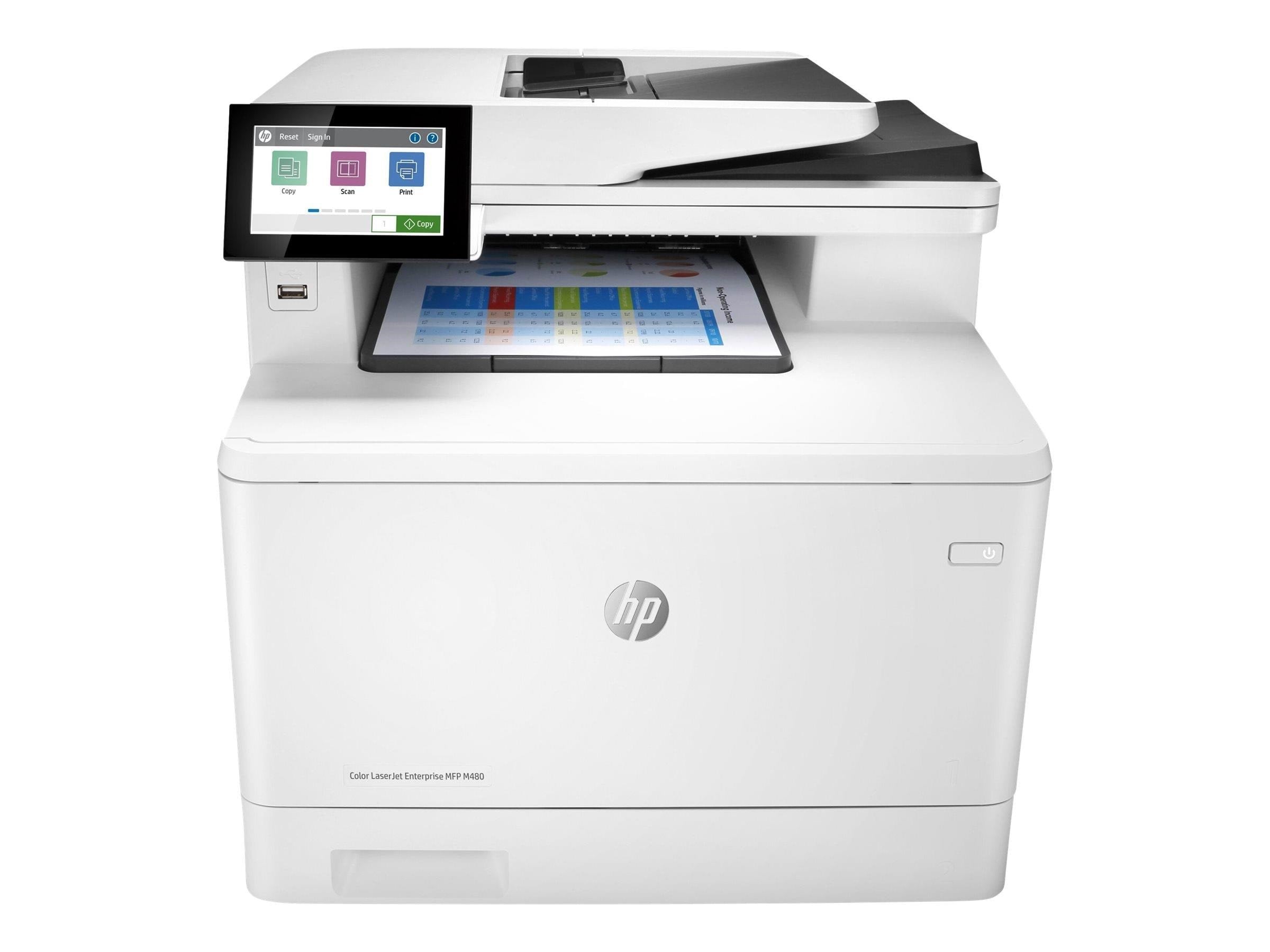 HP Laserjet Enterprise Mfp M480f Color Laser All in One Multifunktion - Farbe - Laser - Drucker- Drucker